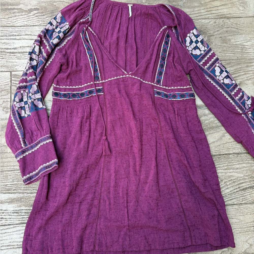 Free People Berry Knit mini dress tunic XS